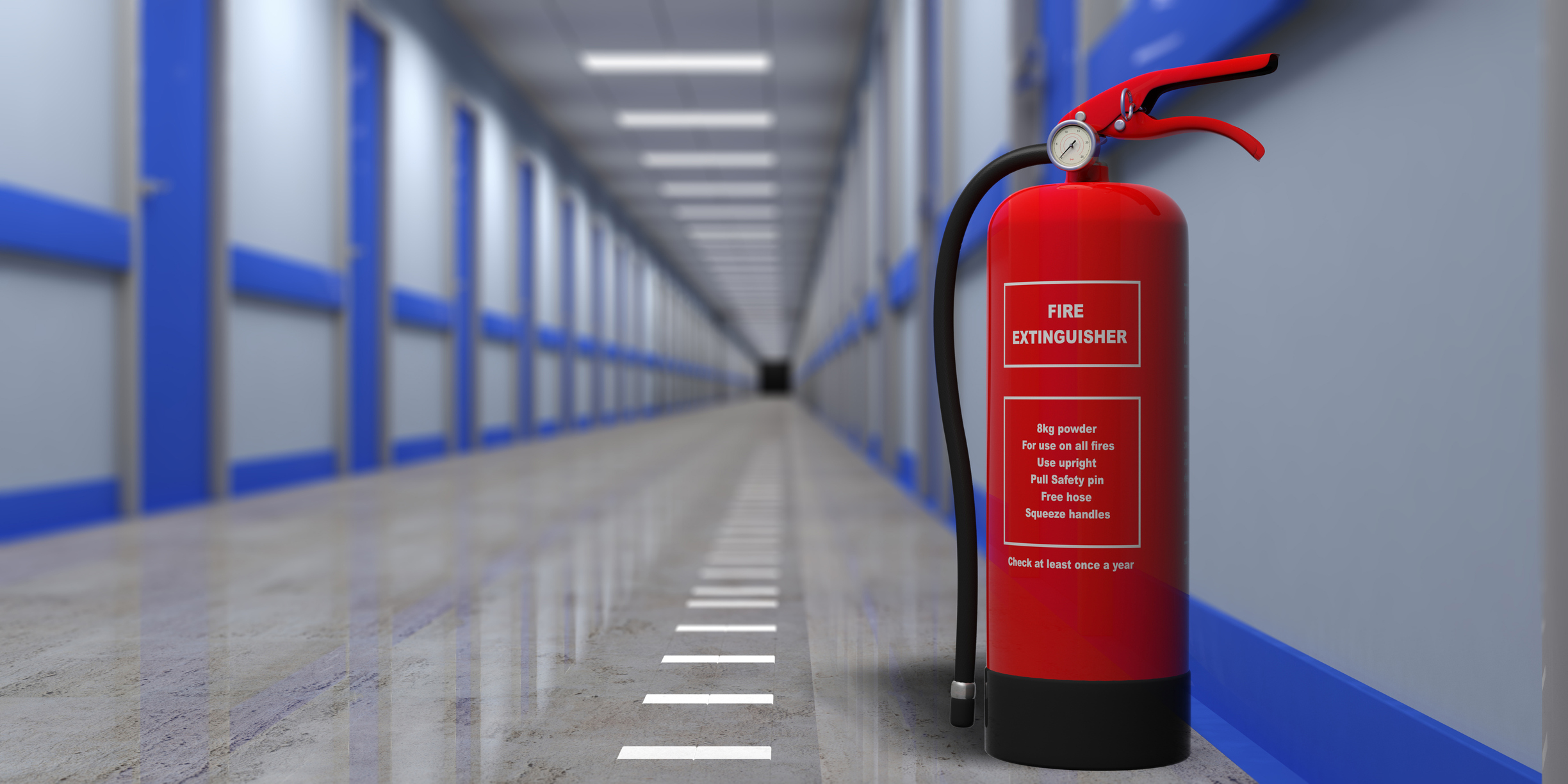 Fire Extinguisher in Storage
